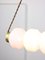 Lampe à Suspension Mid-Century Minimaliste en Opaline & Laiton 11