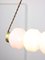 Mid-Century Minimalist Opaline & Brass Pendant Lamp 11