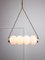 Mid-Century Minimalist Opaline & Brass Pendant Lamp 14