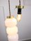 Lampada Mid-Century minimalista in ottone e opalino, Immagine 13