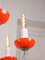 Vintage Orange Murano Glass 8-Arm Chandelier, Image 11