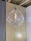 Lampada a sospensione in vetro di Murano trasparente con filo bianco di Simoeng, Immagine 1
