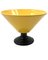 Postmodern Yellow Conic Vase, Italy, 1980s, Image 1