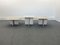 Tavolini ad incastro vintage in marmo, anni '70, Italia, set di 3, Immagine 3