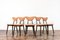 Chaises de Salle à Manger Modèle No. 124 par Helena & Jerzy Kurmanowicz, 1960s, Pologne, Set de 5 1