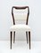Mid-Century Modern Dining Chairs attributed to Vittorio Dassi, 1950, Set of 8, Image 2