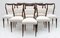 Mid-Century Modern Dining Chairs attributed to Vittorio Dassi, 1950, Set of 8 3