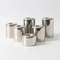 Danish Stainless Steel Candleholders by Erik Magnussen for Stelton, 1970s, Set of 6 6