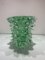 Vase Rostrato en Verre de Murano Vert de Simeng 1