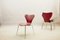 Sedie 3107 Mid-Century di Arne Jacobsen per Fritz Hansen, set di 4, Immagine 8