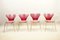 Mid-Century 3107 Chairs by Arne Jacobsen for Fritz Hansen, Set of 4 1