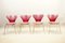 Mid-Century 3107 Chairs by Arne Jacobsen for Fritz Hansen, Set of 4, Image 1