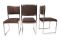 Chaises en Laiton & en Chrome par Alain Delon pour Maison Jansen, 1970s, Set de 8 2