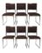 Brass & Chrome Chairs by Alain Delon for Maison Jansen, 1970s, Set of 8 1