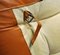 Sofá cama de cuero de Ludwig Mies Van Der Rohe para Knoll International, años 70, Imagen 8
