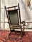 Rocking Chair Vintage en Velours Vert, États-Unis, 1990s 3