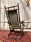 Vintage American Style Rocking Chair in Green Velvet, 1990s 3