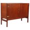 Credenza in teak e ottone di Peter Løvig Nielsen, Danimarca, anni '60, Immagine 1