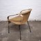 Vinatge Stuhl aus Bambus & Korbgeflecht mit Metallbeinen, 1970er 7