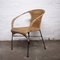 Vinatge Stuhl aus Bambus & Korbgeflecht mit Metallbeinen, 1970er 6