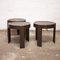 Dutch Brown Nesting Tables in Plastic, 1970s, Set of 3, Image 8