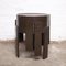 Tables Gigognes en Plastique Marron, Pays-Bas, 1970s, Set de 3 2