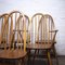 Chaises de Salle à Manger Windsor Vintage Modèle 365 attribuées à Ercol, 1960s, Set de 6 2