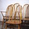 Chaises de Salle à Manger Windsor Vintage Modèle 365 attribuées à Ercol, 1960s, Set de 6 3