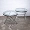 Round Glass and Chrome Side Tables attributed to Casa Padrino, 1990s, Set of 2, Image 11