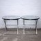 Round Glass and Chrome Side Tables attributed to Casa Padrino, 1990s, Set of 2 2