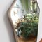 Large Mid-Century Italian Wall Mirror with Brass Frame, 1950s, Image 5