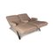 Chaise longue Daily Dreams in pelle grigia di Willi Schillig, Immagine 3