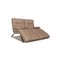 Chaise longue Daily Dreams de cuero gris de Willi Schillig, Imagen 1