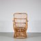 Small Rattan Armchair, Netherlands, 1950s 6