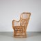 Small Rattan Armchair, Netherlands, 1950s, Image 4