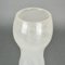 Hohe Mezza Filigrana Vase aus weißem Muranoglas, 1960er 7
