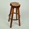 Bar Stools in Burr Wood, 1970s, Set of 3, Image 11