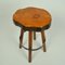 Bar Stools in Burr Wood, 1970s, Set of 3, Image 19