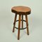 Bar Stools in Burr Wood, 1970s, Set of 3 18