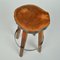 Bar Stools in Burr Wood, 1970s, Set of 3, Image 15
