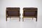 Leather Lounge Chairs in the style of Carl Straub, 1970s, Set of 2 7