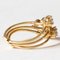 Vintage 18k Yellow Gold Harem Ring with Brilliant Cut Diamonds. 1970s 5