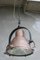 Lámpara colgante industrial de cobre de Brandt & Fils, años 60, Imagen 1