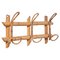 Mid-Century Italian French Riviera Rattan and Bamboo Cane Coat Rack, 1960s 1