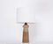 Tall Mid-Century Modern Danish Model 3031 Table Lamp in Beige Ceramic by Soholm, 1960s 2