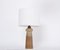 Tall Mid-Century Modern Danish Model 3031 Table Lamp in Beige Ceramic by Soholm, 1960s, Image 2