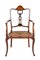 Jugendstil Sessel aus Mahagoni mit Intarsie, 1900er 1