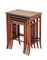 Tables Gigognes Sheraton en Acajou, 1890s, Set de 4 2