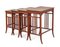 Sheraton Nest of Tables in Mahogany, 1890s, Set of 4 7