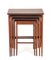 Sheraton Nest of Tables in Mahogany, 1890s, Set of 4, Image 4